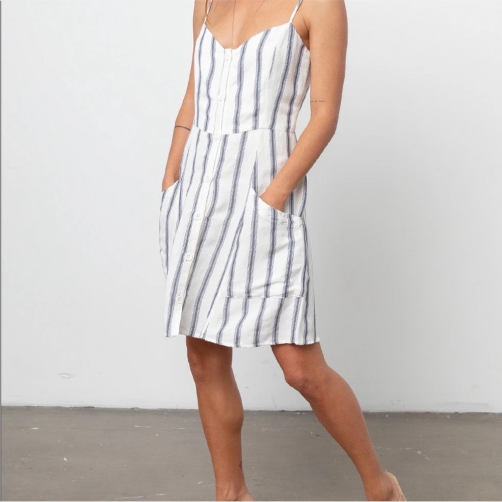 Rails Aurora dress in the Shoreline Stripe - Size XS